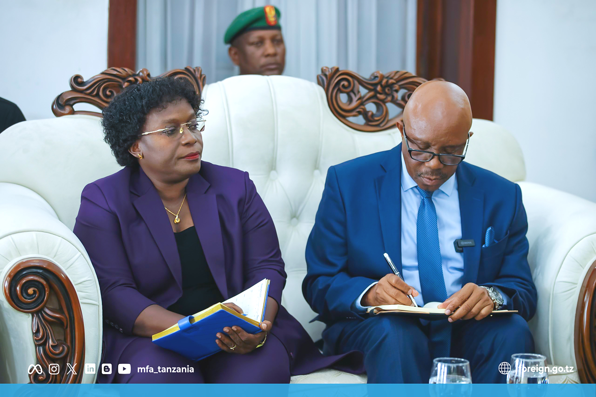 Rais wa Romania, Mhe. Klaus Iohannis akizungumza kwenye hafla ya chakula cha mchana iliyoandaliwa kwa heshima yake Ikulu Zanzibar.