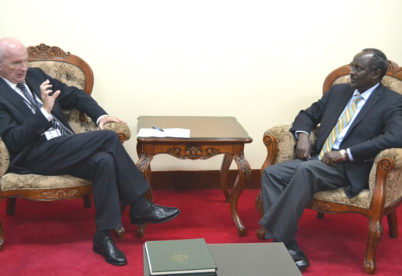 Amb. Sokoine and EU Head of Delegation to Tanzania.